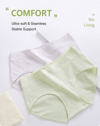 5-Pack Soft Cotton High-Waist Briefs