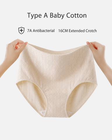 4-Pack High-Waisted Ribbed Cotton Briefs