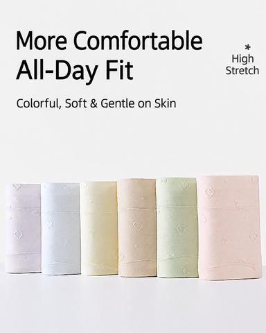 5-Pack Soft Cotton High-Waist Briefs