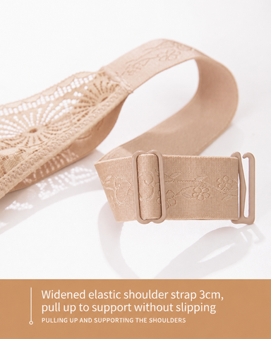Front Closure Lace Support Bra
