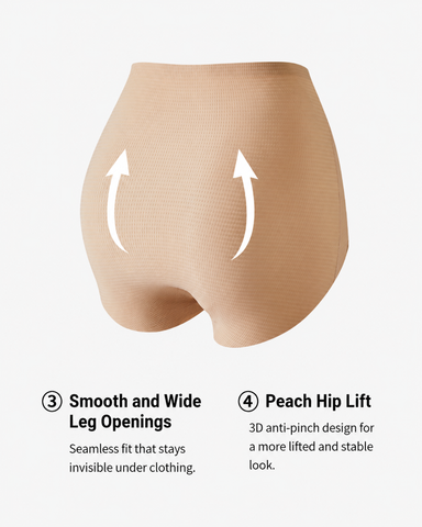 2-Pack Seamless Ice Silk Hip-Lifting Shaping Panties