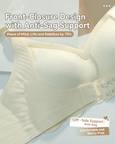 Front Closure Seamless Deep V Comfort Bra
