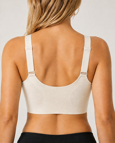 Front-Closure Lace Wireless Comfort Bra