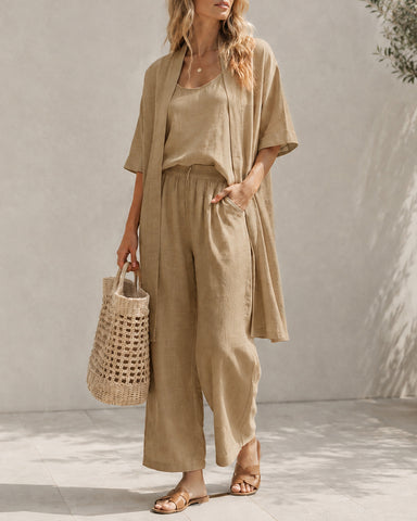 Relaxed Linen 3-Piece Set