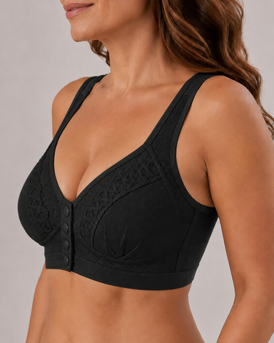 3-Pack Front Closure Wireless Lace Bras