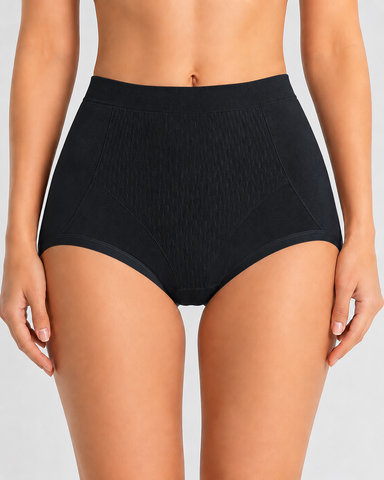 5-Pack Pure Cotton High Waist Seamless Comfort Briefs