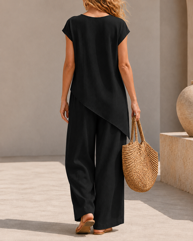 Casual Linen Two-Piece Set