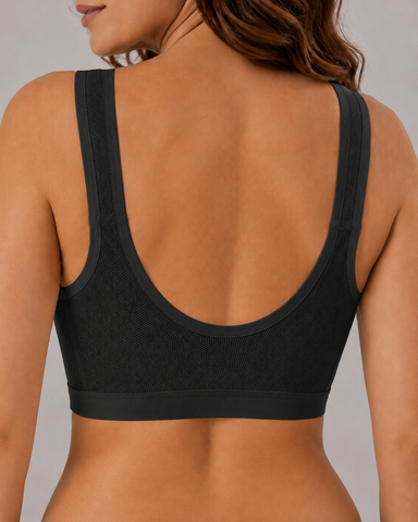 3-Pack Front Closure Wireless Lace Bras