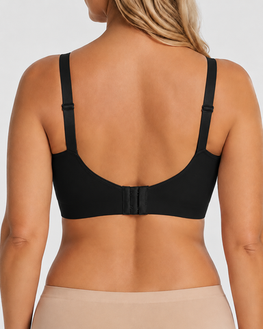 Plus Size Deep V  Push Up Bra