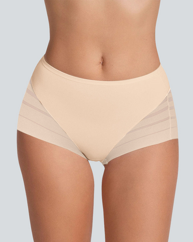 High Elasticity Seamless Tummy Tuck Breathable Midriff Panties