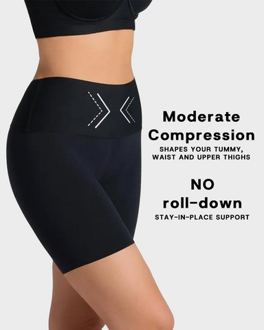 Seamless High Waisted Tummy Tuck Body Shaping Shorts
