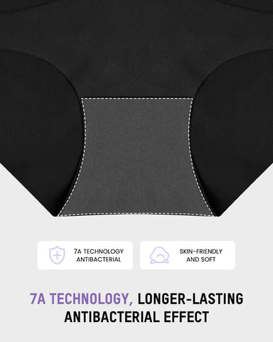 5-Pack High-Waisted Lace Cotton Briefs