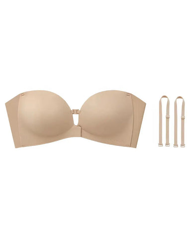 Strapless Front-Closure Bra