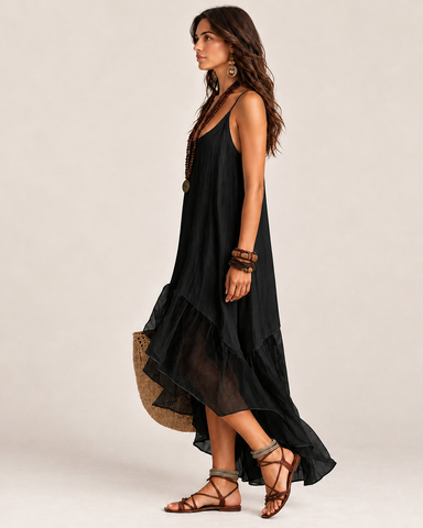 Asymmetrical Hem Dress