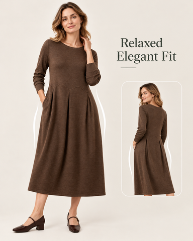 Women's Knit Midi Dress