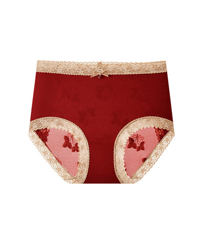 Floral Lace Cotton Briefs