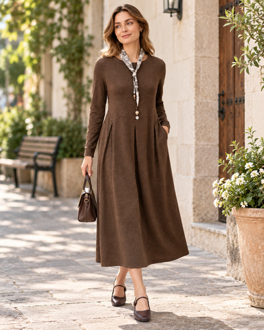 Women's Knit Midi Dress