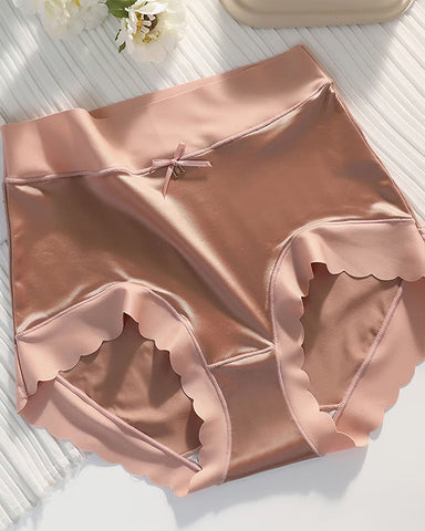 Ice Silk Satin Breathable Briefs