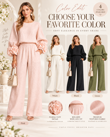 Cotton Linen Lounge Set