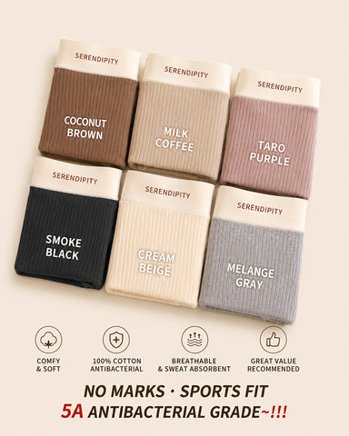 5-Pack Colorblock Ribbed Cotton Briefs