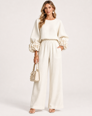 Cotton Linen Lounge Set