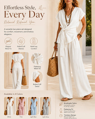 Slow Morning Linen Set