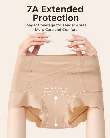 3-Pack Crossover Tummy Control Seamless  Panties
