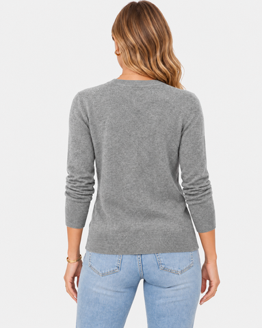 Casual Wool Blend Long Sleeve Sweater