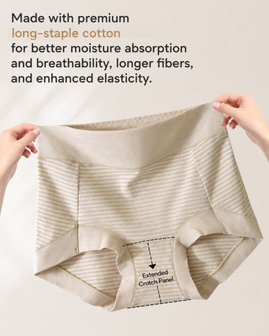 3-Pack Pure Cotton Striped Briefs
