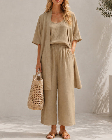 Relaxed Linen 3-Piece Set