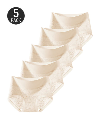 5-Pack Soft Stretch Lace Briefs