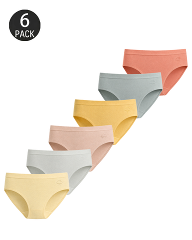 6-Pack Pure Cotton  Macaron Panties