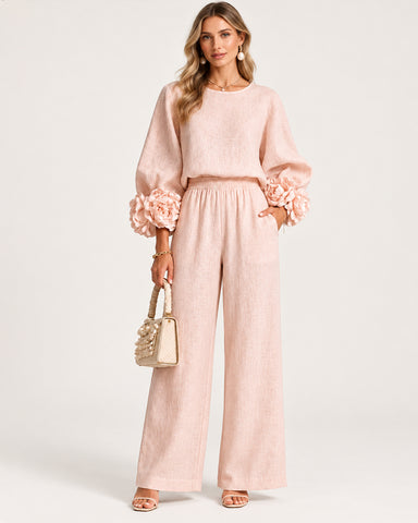 Cotton Linen Lounge Set