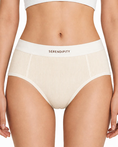 5-Pack Colorblock Ribbed Cotton Briefs