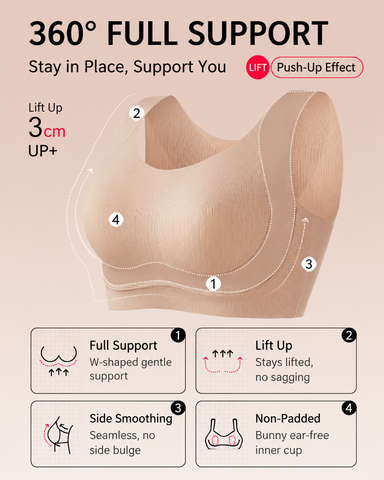Seamless Wire Free Comfort Invisible Vest Bra