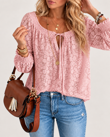 Delicate Floral Lace Top