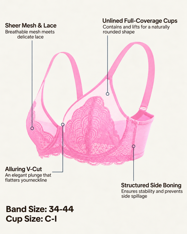 Lace Support Bra
