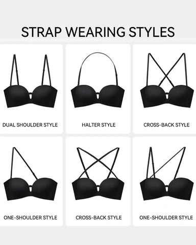 Strapless Front-Closure Bra