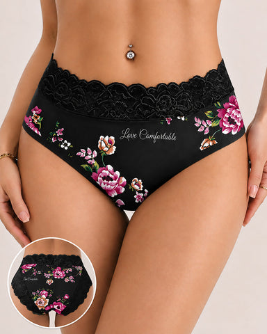 4-Pack Soft Bloom Lace Panties