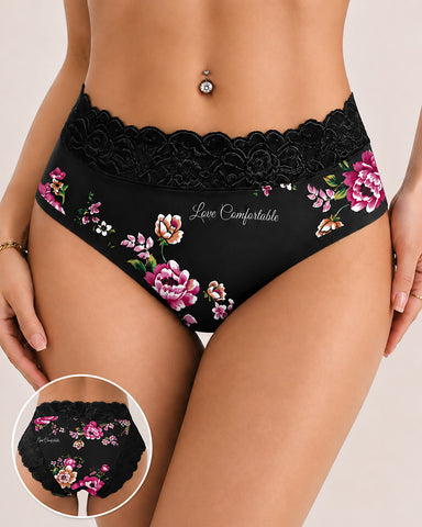 4-Pack Soft Bloom Lace Panties