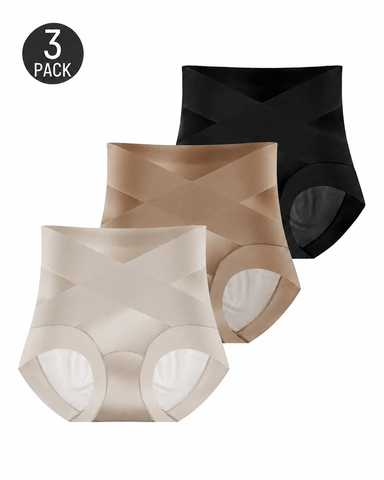 3-Pack High Waist  Sheer Mesh Shaping Panties