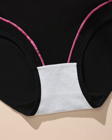 Seamless High-Waist Cotton Briefs