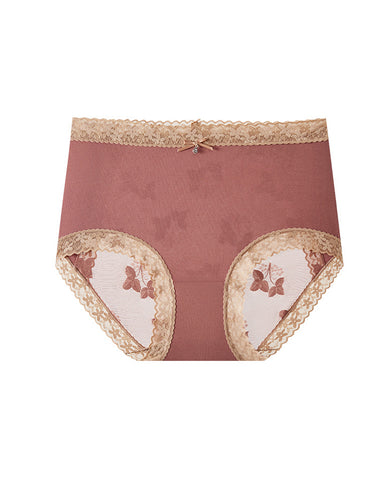 Floral Lace Cotton Briefs
