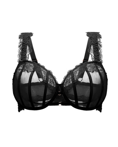 Sexy Lace See-Through Mesh Push-Up Bra
