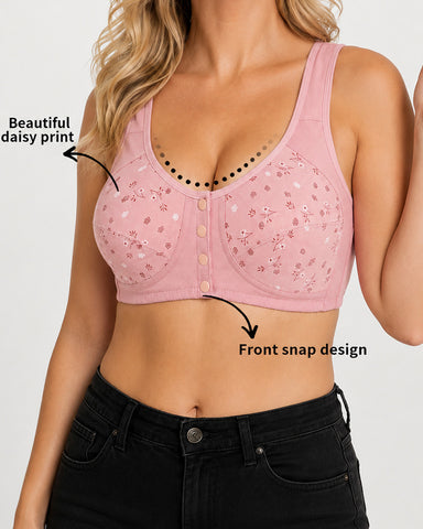 3-Pack Front Closure Wireless Bras