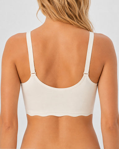 Front Closure Seamless Deep V Comfort Bra