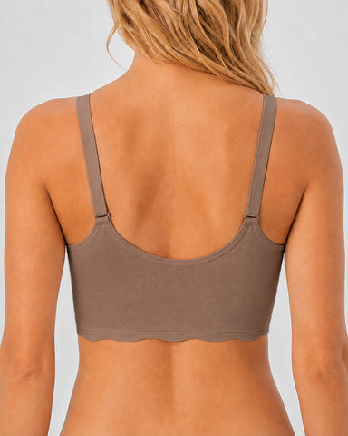 Front Closure Seamless Deep V Comfort Bra