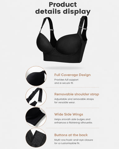 Full Coverage Wireless Support Bra