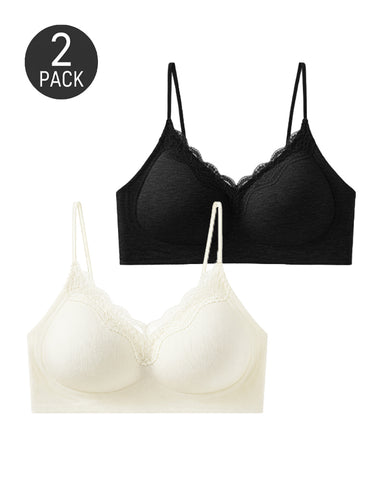 2-Pack  Trim Wire-Free Push-Up Bra