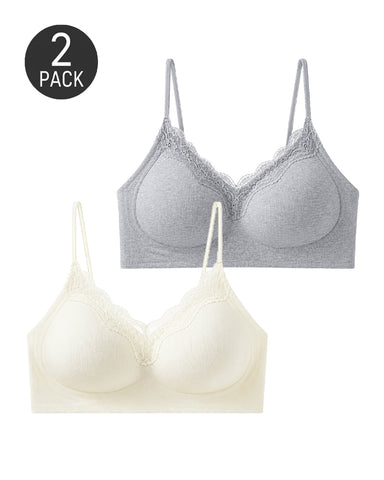 2-Pack  Trim Wire-Free Push-Up Bra